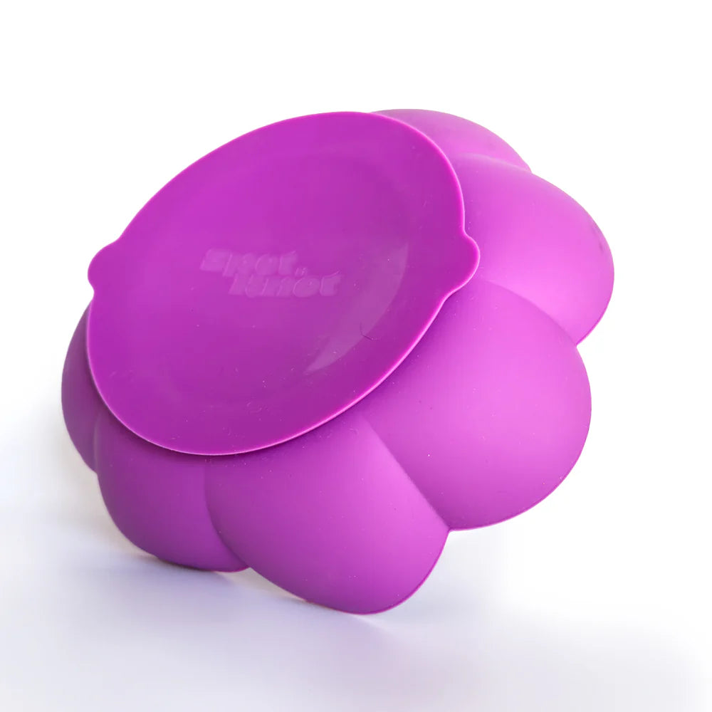 Slow Feeder Dog Bowl Flower Silicone